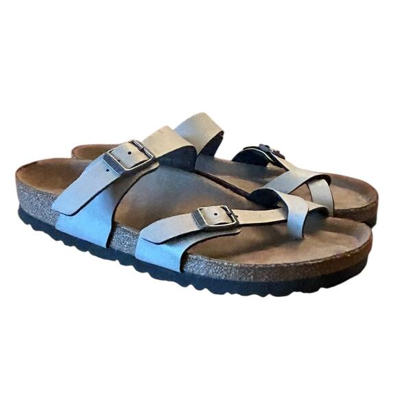 BIRKENSTOCK Sandcastle Mayari Birko Flor Strappy Sandal Women's EU 37 US 6 - Picture 1 of 9